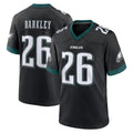P.Eagles #26 Saquon Barkley Player Black Game Home Gdoa Stitched Jerseys