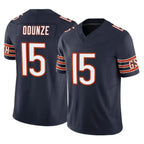 C.Bears #15 Rome Odunze Player Navy Vapor F.U.S.E. Limited Home Game Gdoa Stitched Jerseys