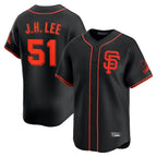 SF.Giants #51 Jung Hoo Lee Player  Black 2026 Home Limited Fdoa Stitched Jerseys