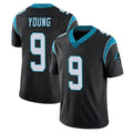 C.Panthers #9 Bryce Young Player Black Vapor Untouchable Limited Game Gdoa Stitched Jerseys