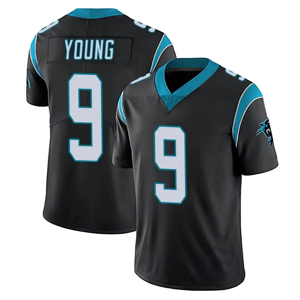 C.Panthers #9 Bryce Young Player Black Vapor Untouchable Limited Game Gdoa Stitched Jerseys