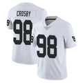 LV.Raiders #98 Maxx Crosby Player White Limited Vapor Untouchable Home Game Gdoa Stitched Jerseys