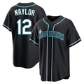 S.Mariners #12 Josh Naylor Player Black Fashion Home Limited Fdoa Stitched Jerseys