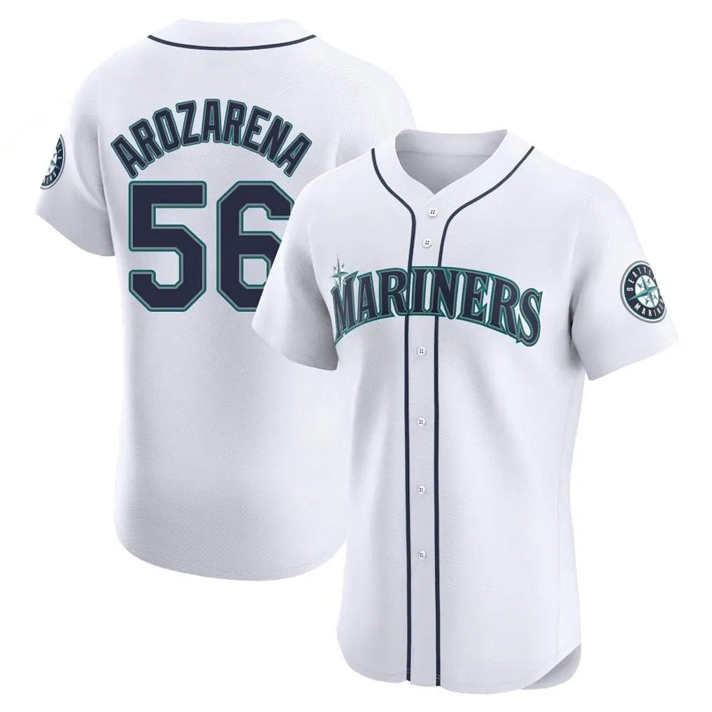 S.Mariners #56 Randy Arozarena Player White Home Limited Elite Fdoa Stitched Jerseys