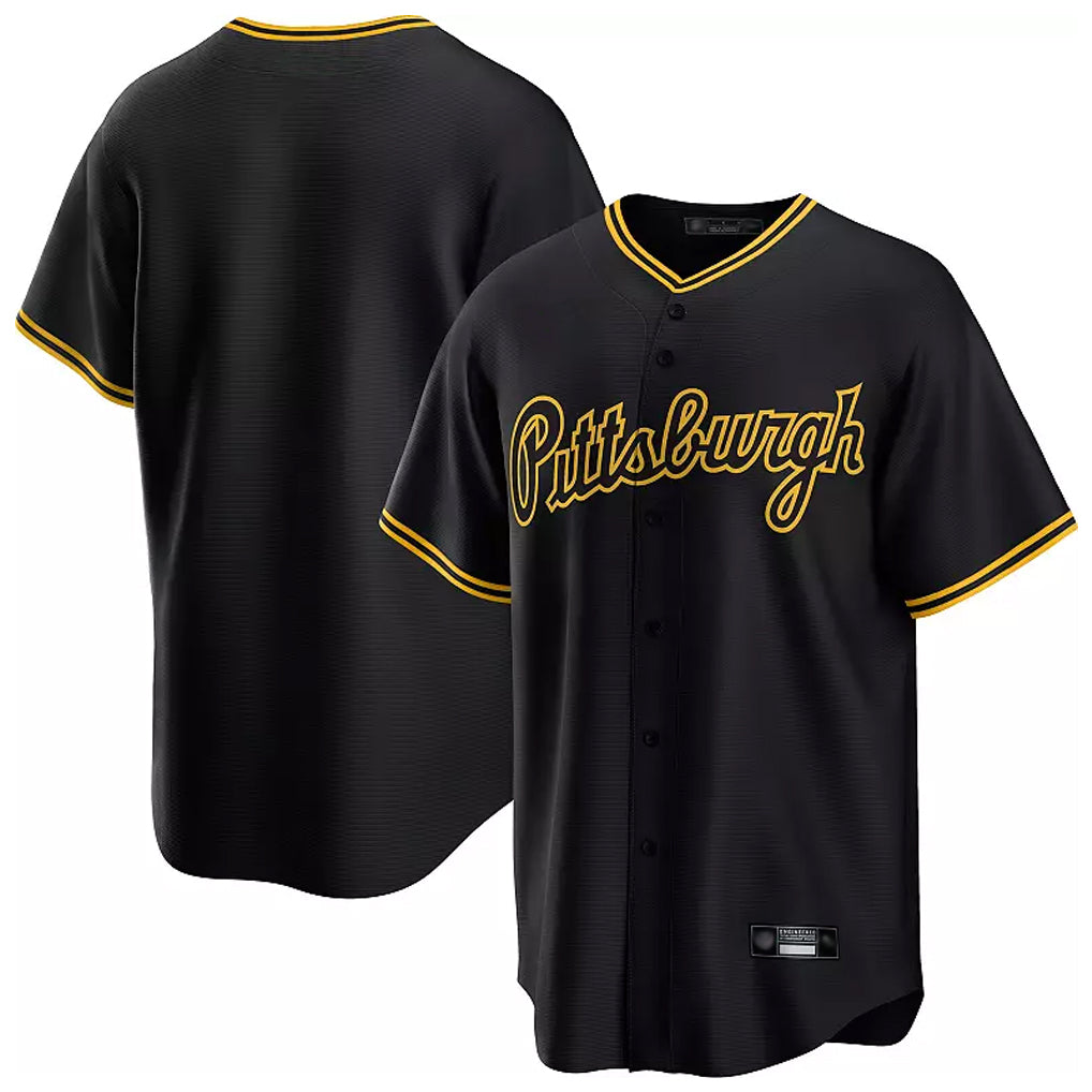 P.Pirates ## Pirates Blank Player Black Alt Home Limited Fdoa Stitched Jerseys