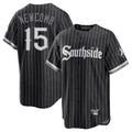 C.White Sox #15 Sean Newcomb Player Black City Connect Home Game Gdoa Stitched Jerseys