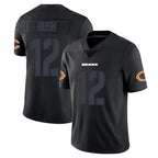 C.Bears #12 Devin Bush Player Black Impact Limited Game Gdoa Stitched Jerseys