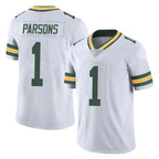 GB.Packers #1 Micah Parsons Player White Vapor Untouchable Limited Home Game Gdoa Stitched Jerseys