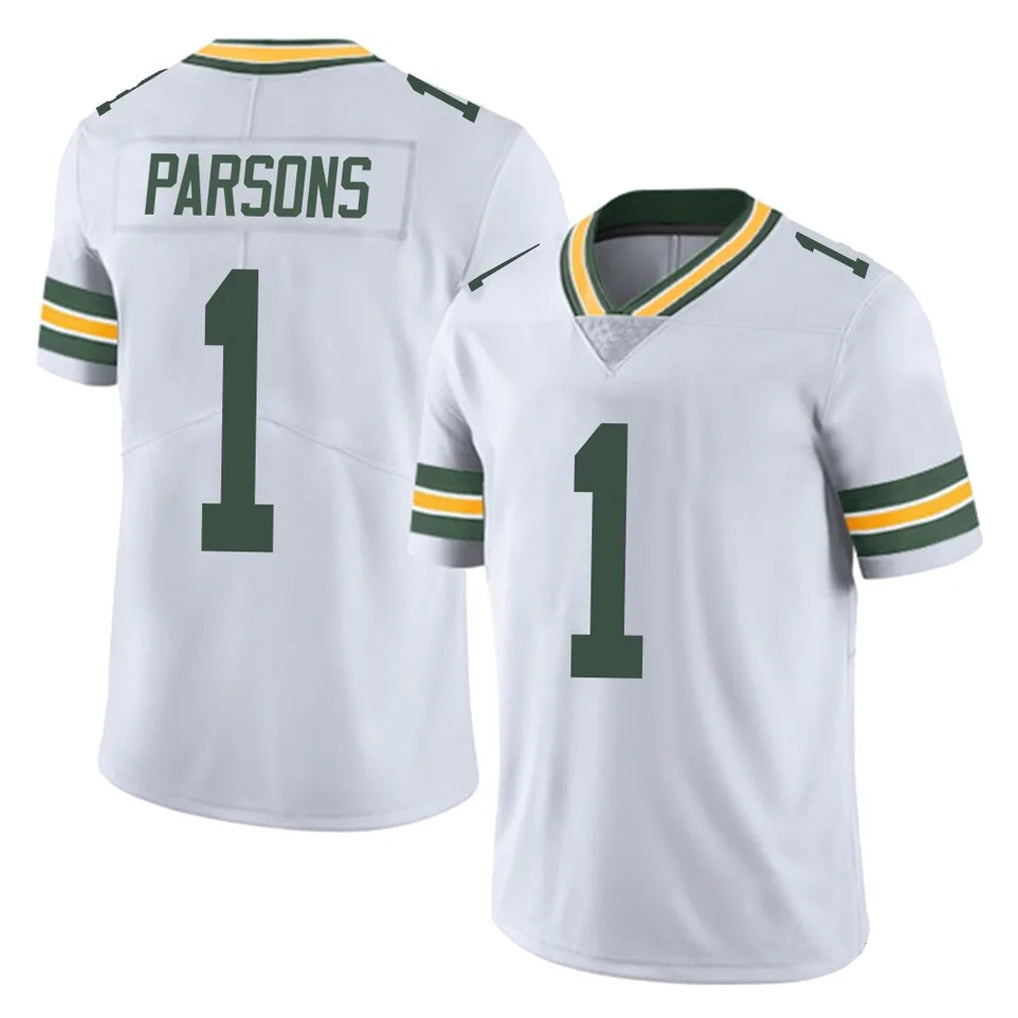 GB.Packers #1 Micah Parsons Player White Vapor Untouchable Limited Home Game Gdoa Stitched Jerseys