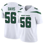 NY.Jets #56 Demario Davis Player White Limited Vapor F.U.S.E. Home Game Gdoa Stitched Jerseys