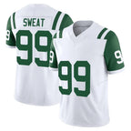 NY.Jets #99 T'Vondre Sweat Player White Limited Classic Vapor F.U.S.E. Home Game Gdoa Stitched Jerseys