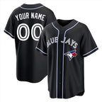 Custom T.Blue Jays Black Fashion Out Limited Home Game Any Name & Number Gdoa Stitched Jerseys