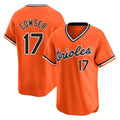 B.Orioles #17 Colton Cowser Player Orange T-shirt Limited Home Game Gdoa Stitched Jerseys