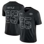 SF.49ers #85 George Kittle Player Black Limited 2026 Salute to Service Home Game Gdoa Stitched Jerseys