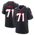 H.Texans #71 Braden Smith Player Navy Team Home Game Gdoa Stitched Jerseys