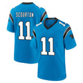 C.Panthers #11 Nic Scourton Player Blue Home Game Gdoa Stitched Jerseys
