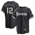 C.White Sox #12 Colson Montgomery Player Black City Connect Home Game Gdoa Stitched Jerseys