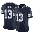D.Cowboys #13 Caleb Downs Player Navy Limited Vapor F.U.S.E. Home Game Gdoa Stitched Jerseys