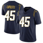 LA.Chargers #45 Tuli Tuipulotu Player Navy Limited Vapor Untouchable Home Game Gdoa Stitched Jerseys