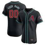 Custom A.Diamondbacks Black Limited Limited Elite Home Game Any name & number Gdoa Stitched Jerseys