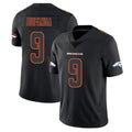 D.Broncos #9 Talanoa Hufanga Player Black Impact Limited Game Gdoa Stitched Jerseys