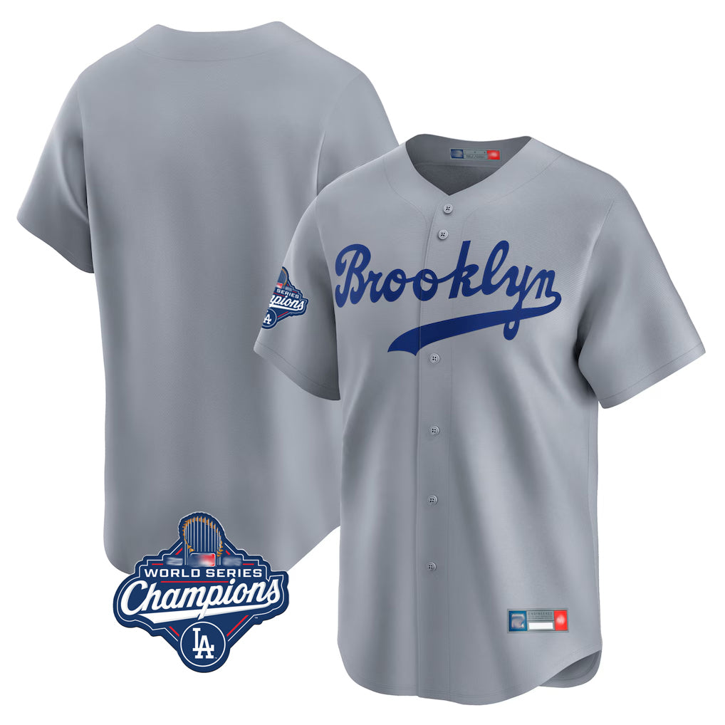 LA.Dodgers ## Dodgers Blank Player Gray Game Limited Home World Series Meet Fdoa Stitched Jerseys