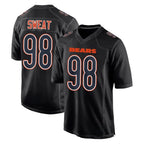 C.Bears #98 Montez Sweat Player Carbon Black Fashion Game Gdoa Stitched Jerseys
