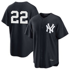 NY.Yankees #22 Ben Rice Player Navy Game Fdoa Stitched Jerseys