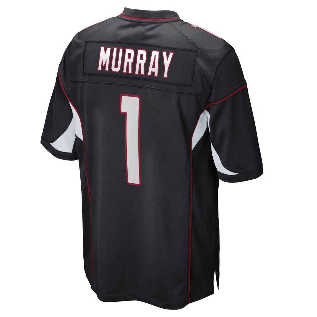 A.Cardinals #1 Kyler Murray Player Black Home Game Gdoa Stitched Jerseys