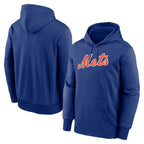 NY.Mets ## Mets Blank Player Royal Primary Therma Hoodie Fdoa Stitched Jerseys