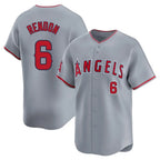LA.Angels #6 Anthony Rendon Player Gray Home Limited Fdoa Stitched Jerseys