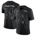 B.Ravens #14 Kyle Hamilton Player Black Limited 2026 Salute to Service Home Game Gdoa Stitched Jerseys