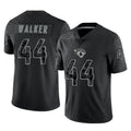 J.Jaguars #44 Travon Walker Player Black Reflective Limited Game Gdoa Stitched Jerseys