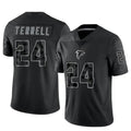 A.Falcons #24 A.J. Terrell Jr. Player Black RFLCTV Limited Gdoa Stitched Jerseys