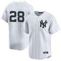 NY.Yankees #28 Austin Wells Player White Limited Fdoa Stitched Jerseys