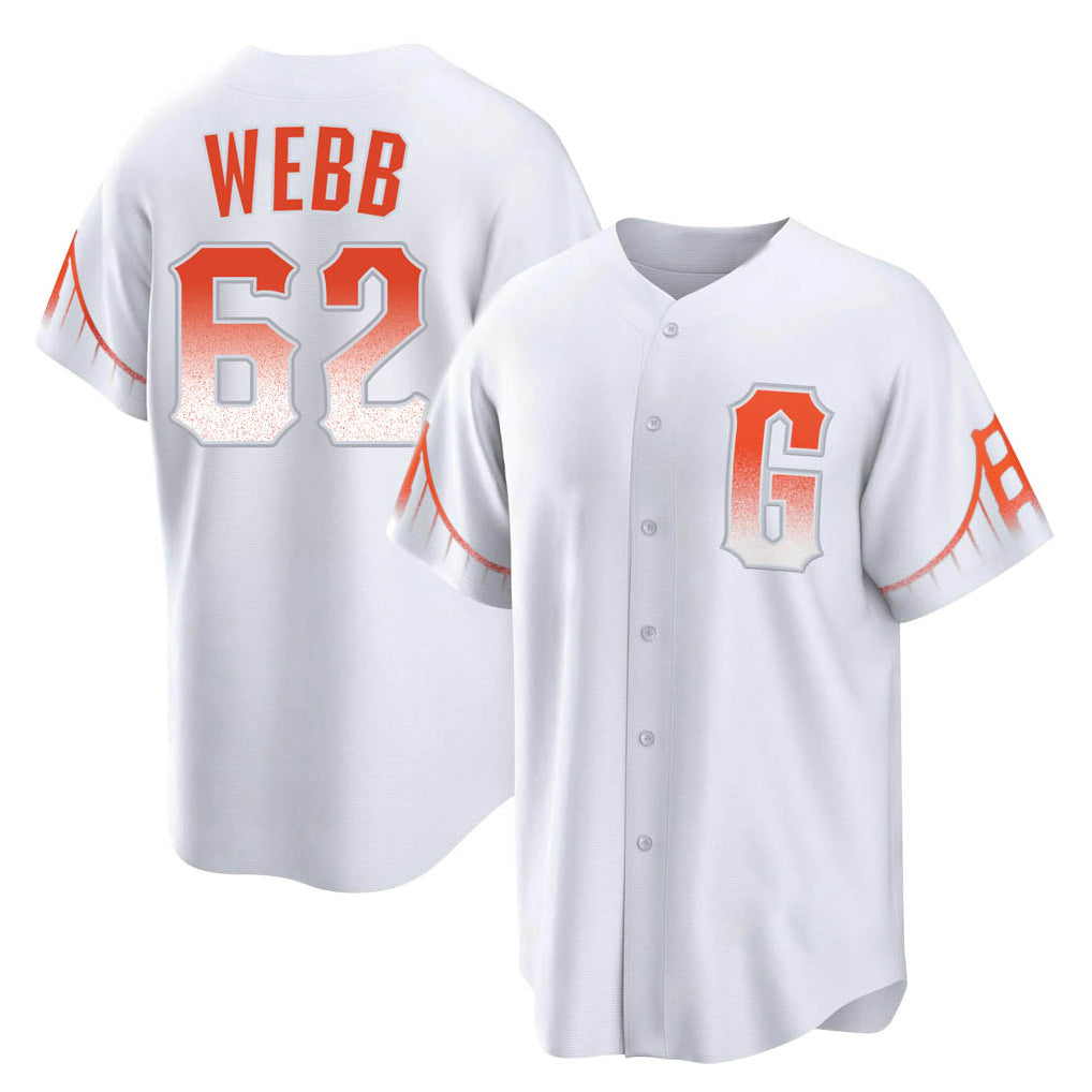 SF.Giants #62 Logan Webb Player White City Connect Home Game Fdoa Stitched Jerseys