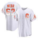SF.Giants #62 Logan Webb Player White City Connect Home Game Fdoa Stitched Jerseys