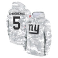 NY.Giants #5 Kayvon Thibodeaux Player Arctic Camo Salute to Service Pullover Hoodies Limited Game Gdoa Stitched Jerseys