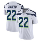 S.Seahawks #22 Rashid Shaheed Player White Limited Vapor Untouchable Home Game Gdoa Stitched Jerseys