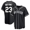 C.Rockies #23 Kris Bryant Player Black Fashion Out Home Game Gdoa Stitched Jerseys