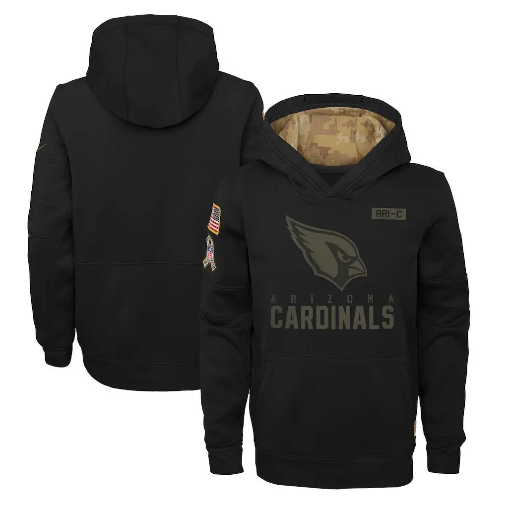 A.Cardinals ## Cardinals Blank Player Black Salute to Service Pullover Hoodies Gdoa Stitched Jerseys
