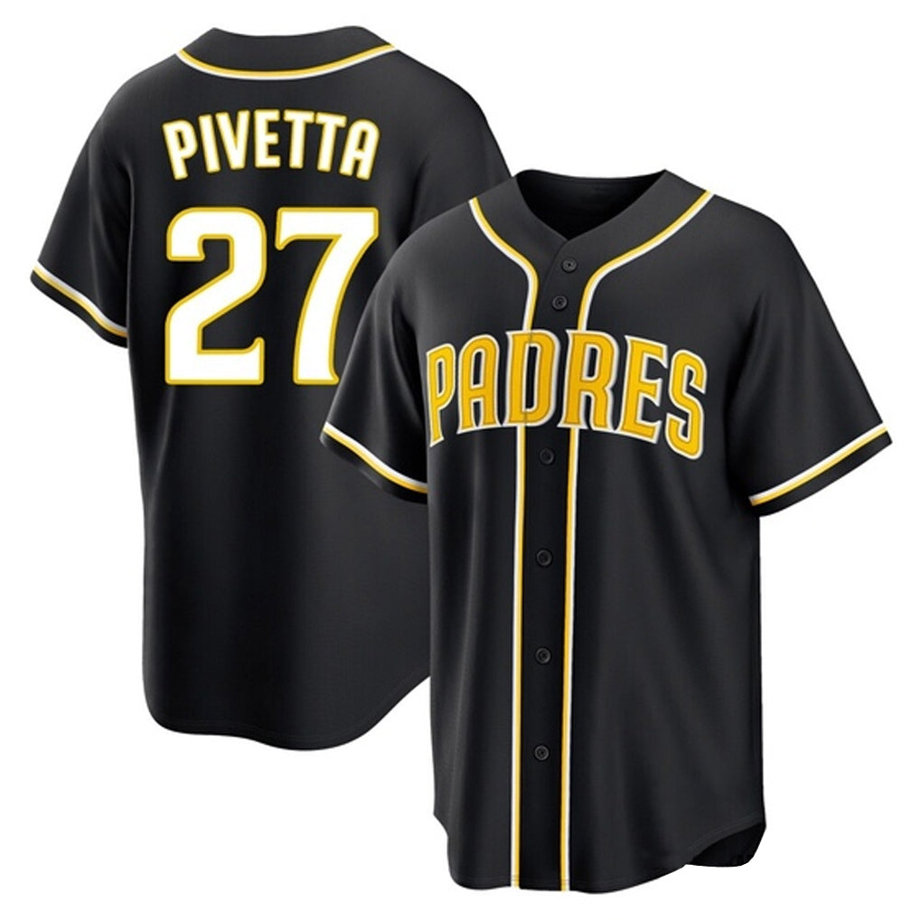 S.Diego Padres #27 Nick Pivetta Player Black 2026 Fashion Home Fdoa Stitched Jerseys