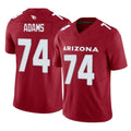 A.Cardinals #74 Isaiah Adams Player Cardinal Vapor F.U.S.E. Limited Home Game Gdoa Stitched Jerseys