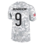 C.Bears #9 Jim McMahon Player Arctic Camo Salute to Service Limited Gdoa Stitched Jerseys