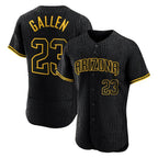 A.Diamondbacks #23 Zac Gallen Player Black Snake Skin City Limited Elite Home Game Gdoa Stitched Jerseys