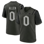 NY.Jets #0 Braelon Allen Player Green 2025 Rivalries Collection Home Game Gdoa Stitched Jerseys
