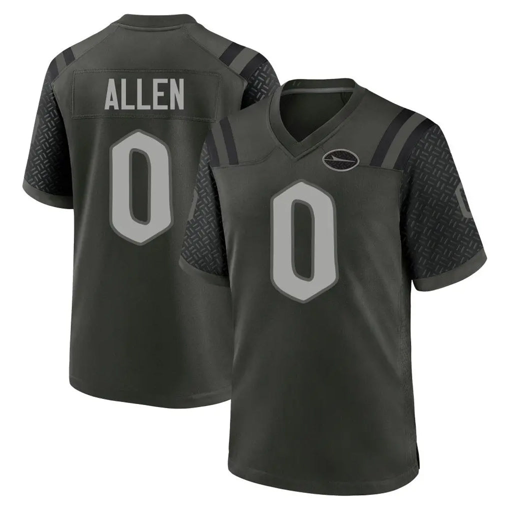 NY.Jets #0 Braelon Allen Player Green 2025 Rivalries Collection Home Game Gdoa Stitched Jerseys