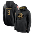 C.Bengals #9 Joe Burrow Player Black Salute to Service Pullover Hoodies Limited Gdoa Stitched Jerseys