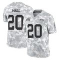 NY.Jets #20 Breece Hall Player Arctic Camo Salute to Service Limited Game Gdoa Stitched Jerseys