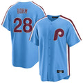 P.Phillies #28 Alec Bohm Player Light Blue Home Game Fdoa Stitched Jerseys